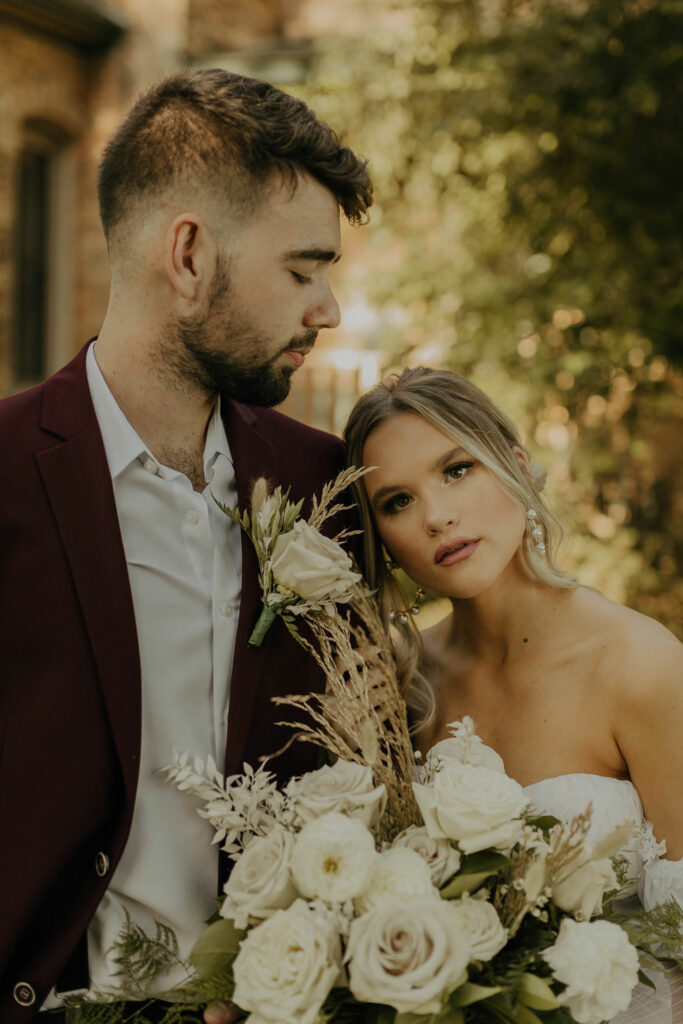Bride and Groom | Beautiful Boho Makeup By The Pretty Committee