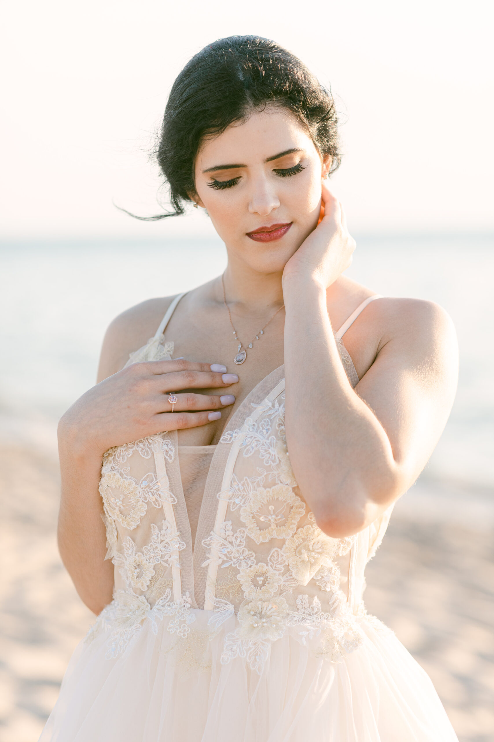 Featured Wedding Portfolio Look | Seaside Hair & Makeup